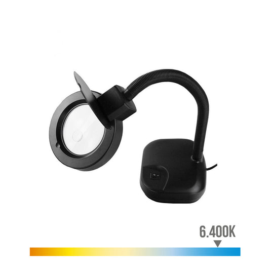 Flexo/Desk lamp EDM 30287 Black 12 W 650 Lm 14 x 32 cm Table top magnifying glass-1