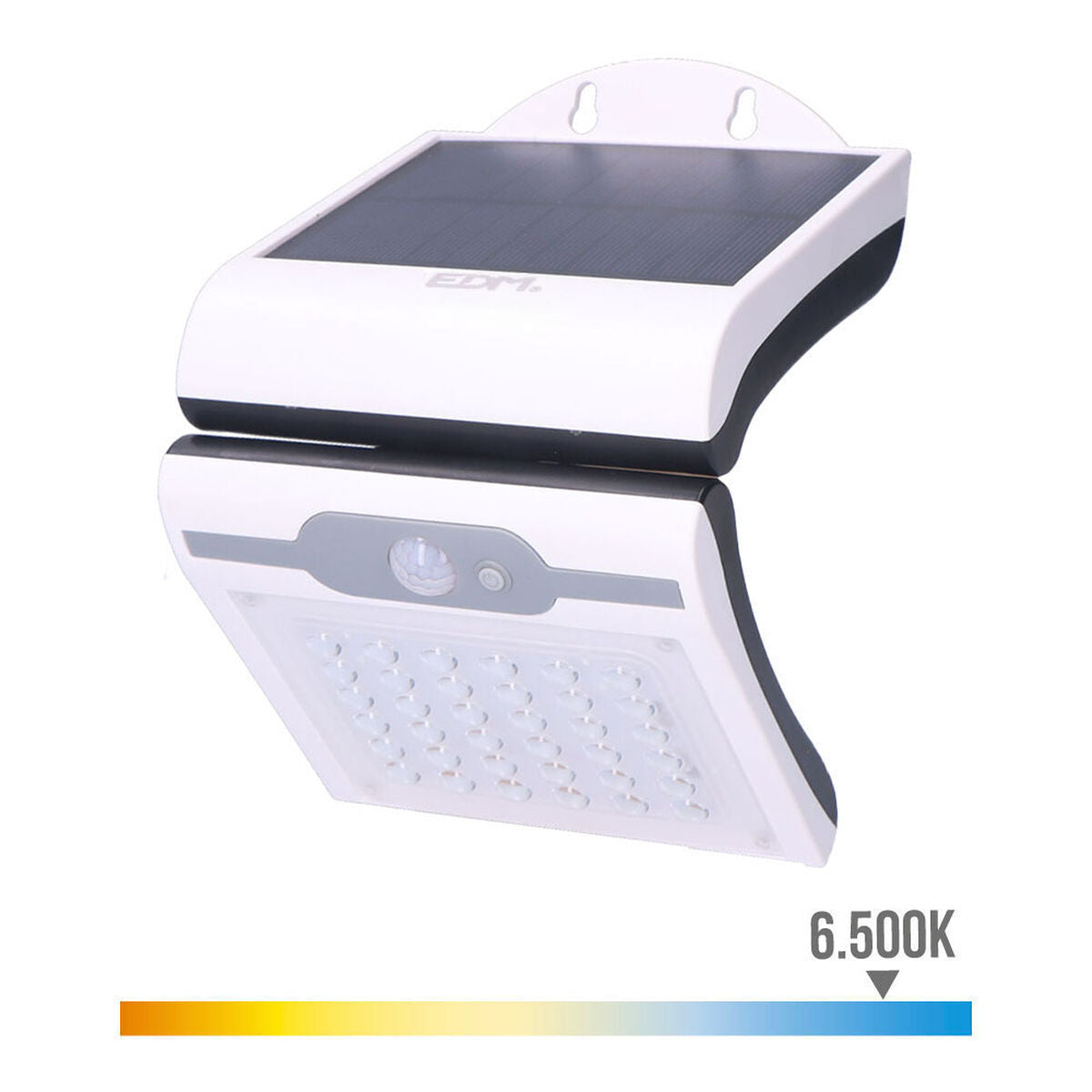 LED Wall Light EDM 31846 White 2 W 220 lm Solar Movement Sensor (6500 K)-8