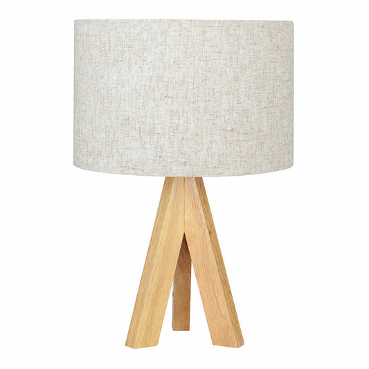 Desk lamp EDM 32160 Wood Cloth 18 x 18 x 30 cm E27-0