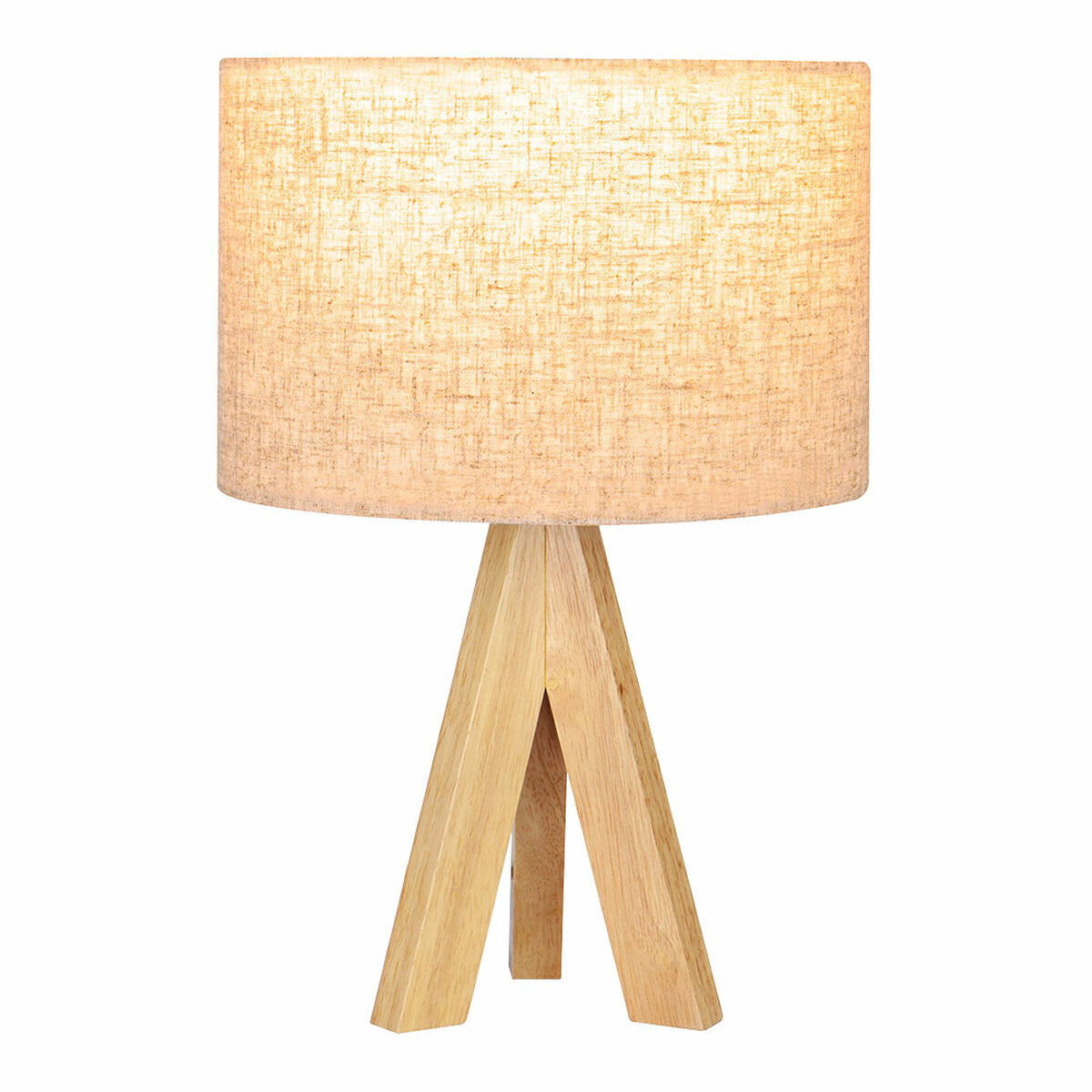 Desk lamp EDM 32160 Wood Cloth 18 x 18 x 30 cm E27-2