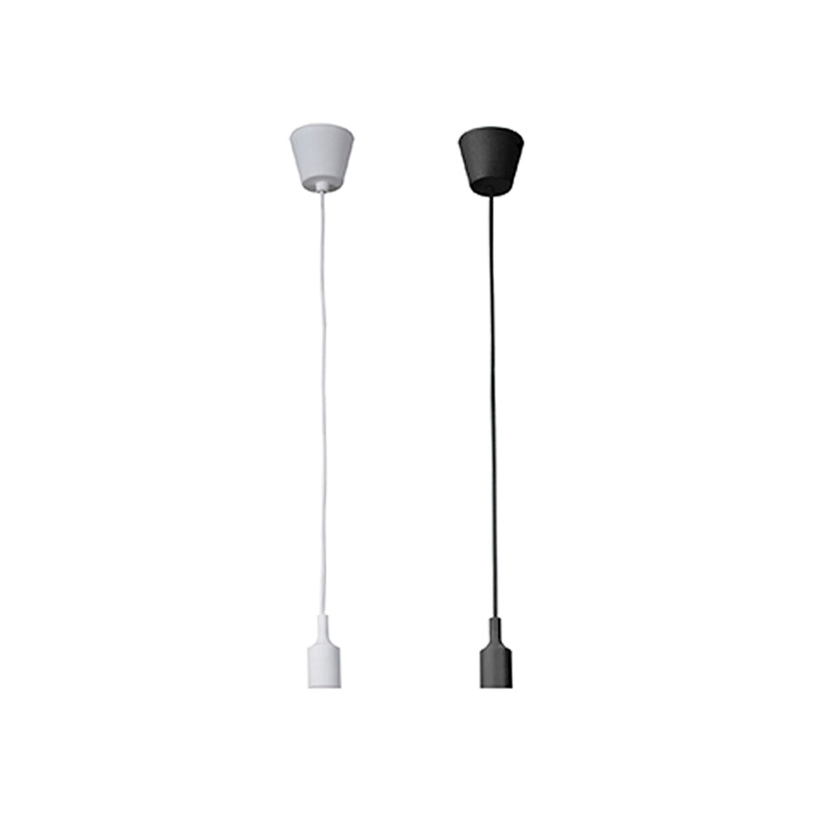 Desk lamp EDM 32421 Black Silicone 60 W 220-240 V 98,4 x 4,4 cm-2