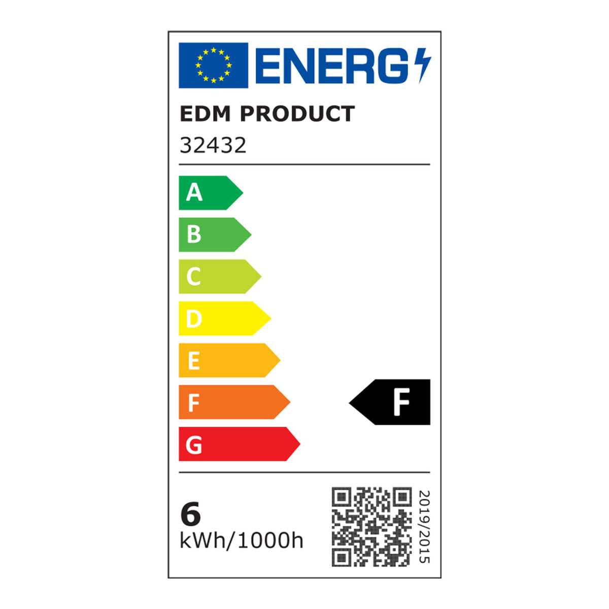 Wall Lamp EDM 32432 F 6 W 600 lm 30 x 12,8 x 5,1 cm LED-2