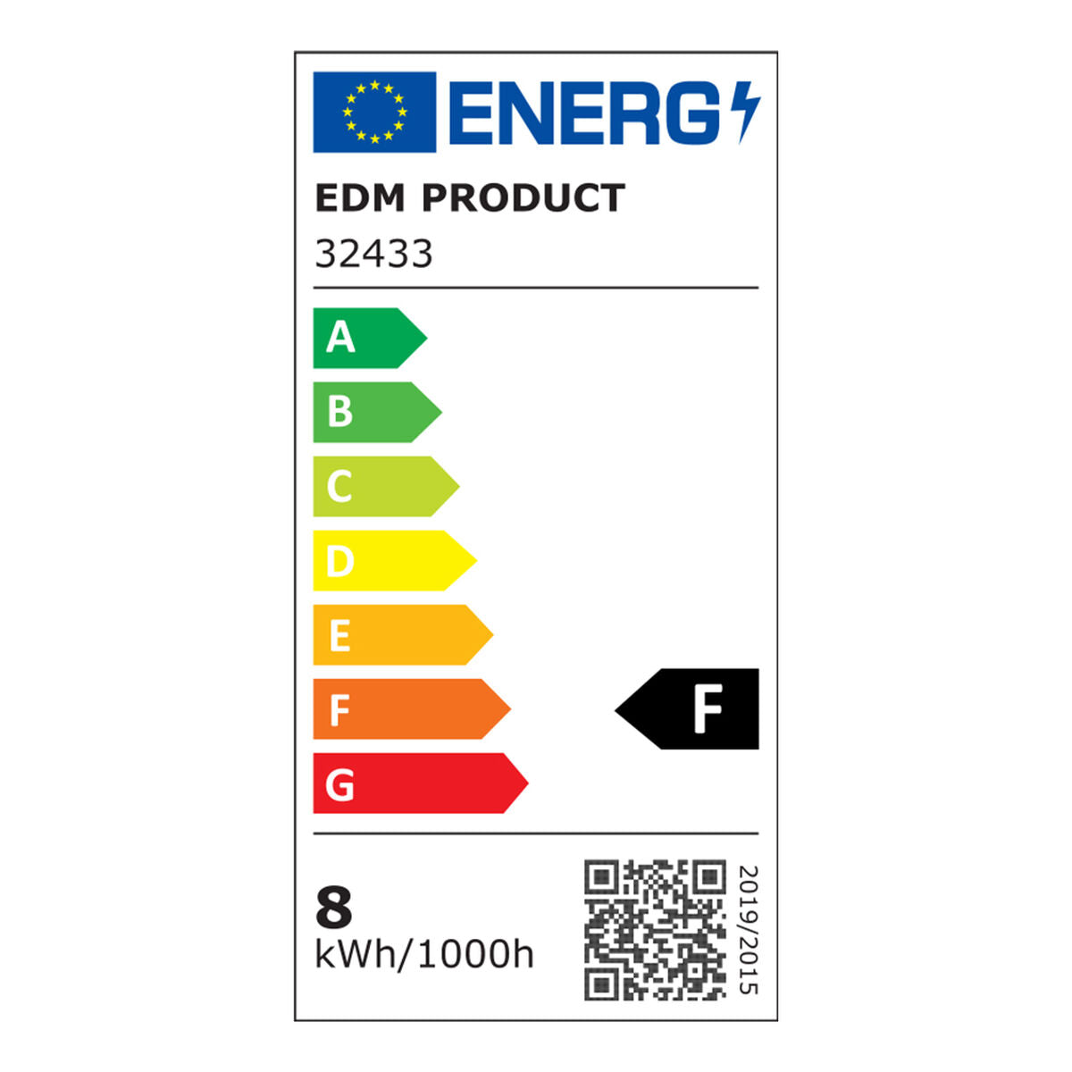Wall Lamp EDM 32433 F 8 W 800 lm 40 x 12,8 x 5,1 cm LED-2