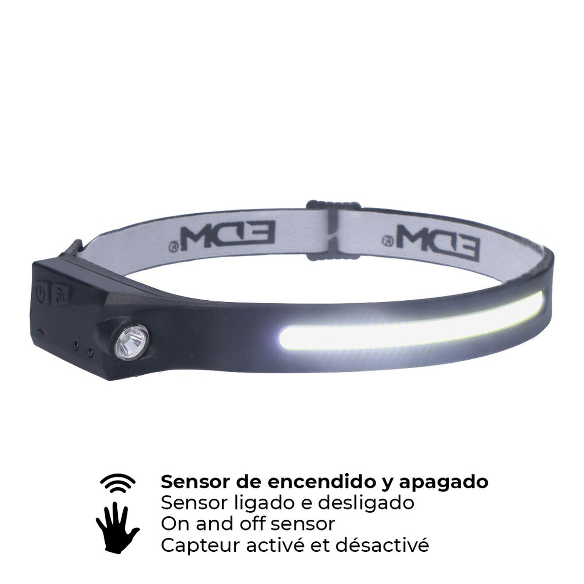 LED Head Torch EDM 36127 Cob + Spot 3 W 8 W 90 Lm 280 lm-7