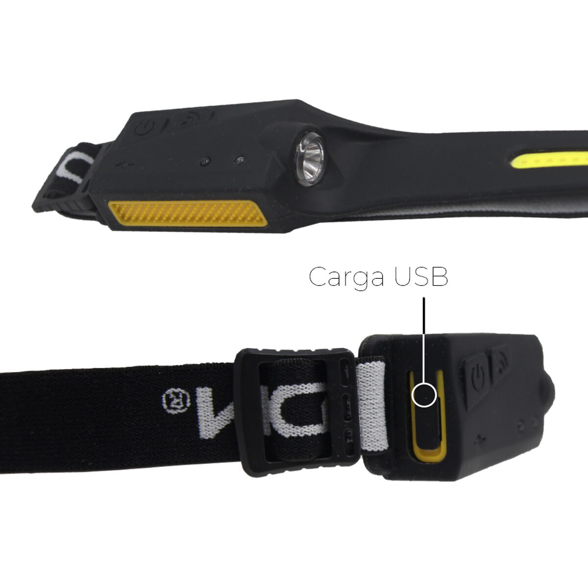 LED Head Torch EDM 36127 Cob + Spot 3 W 8 W 90 Lm 280 lm-4