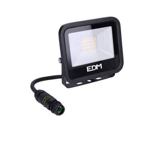 LED spotlight EDM 70401 Black Series Black F 20 W 12,4 x 10,6 x 2,8 cm (6400 K)-0
