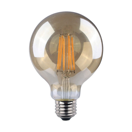 LED lamp EDM 98627 F 8 W 55 W E27 720 Lm Ø 9,5 x 14 cm (2000 K)-0