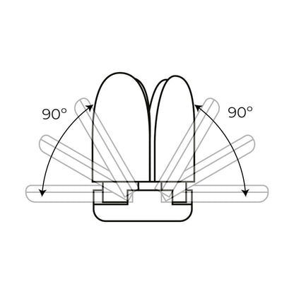 LED lamp EDM 98907 Leaf 30 W 200 W E27 3000 lm 35 x 11,2 cm Multi-directional (6500 K)-2