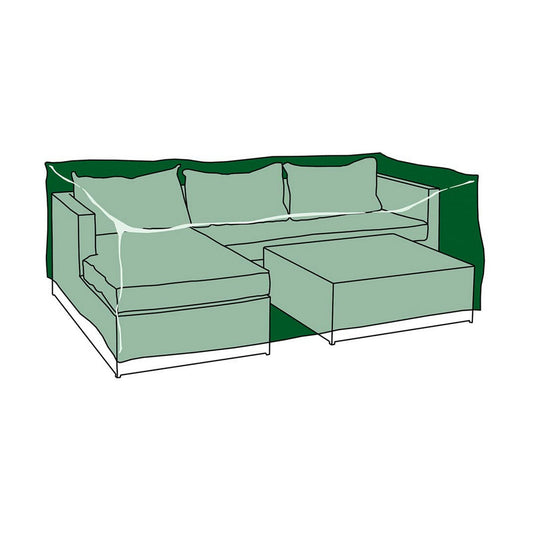 Protective Case Altadex Set of furniture Green Multicolour Polyethylene 300 x 200 x 80 cm-0