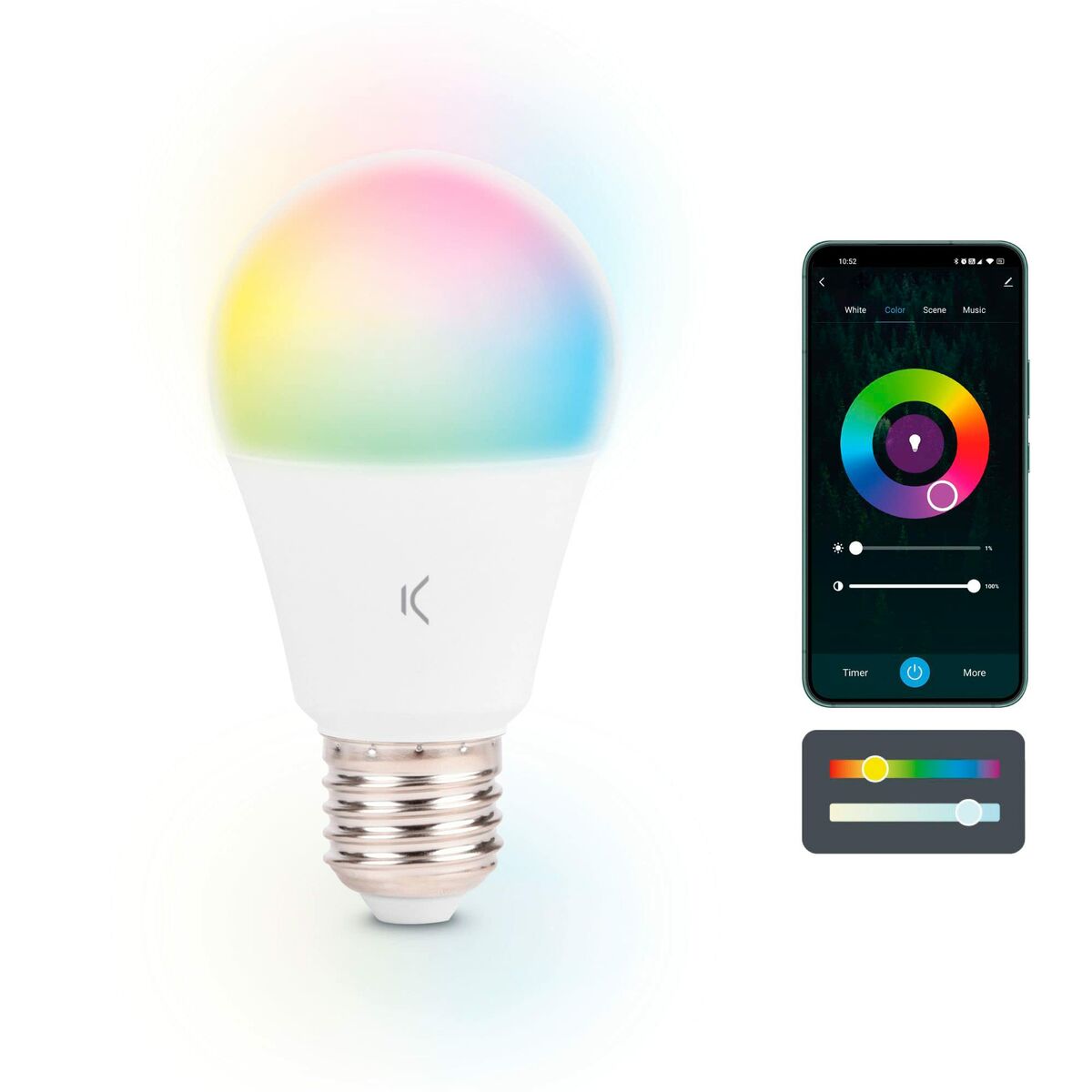 LED lamp KSIX E27 9W F-9