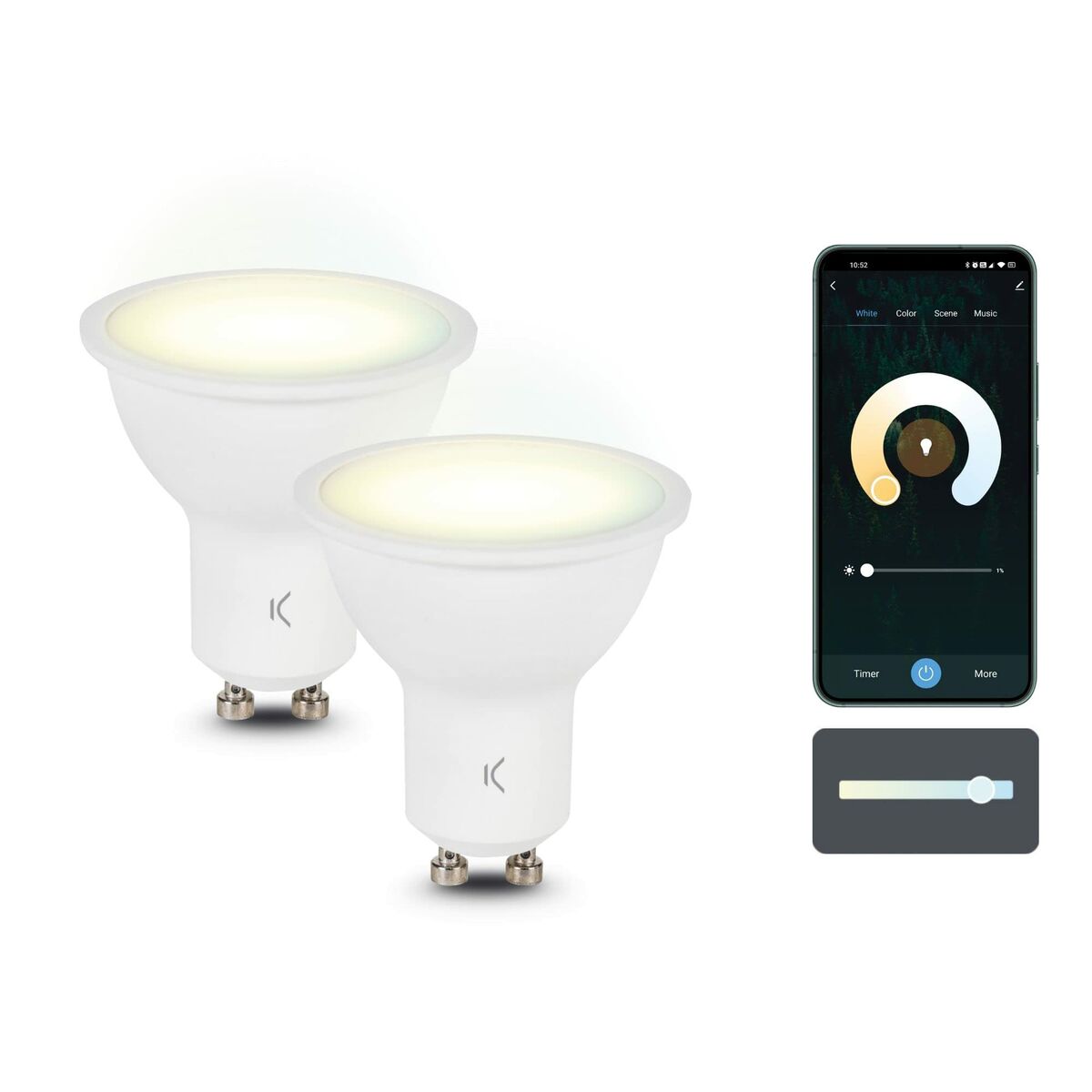 LED lamp KSIX GU10 5,5 W G-4