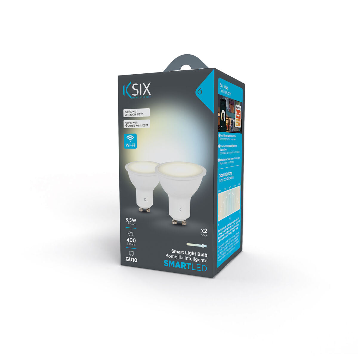 LED lamp KSIX GU10 5,5 W G-6
