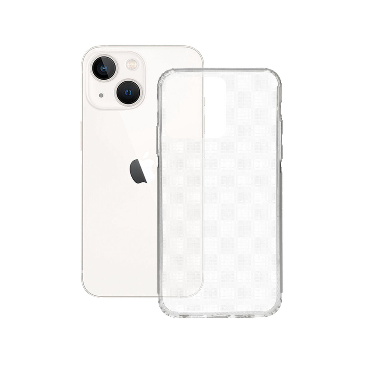 Mobile cover KSIX iPhone 15 Plus Transparent-0