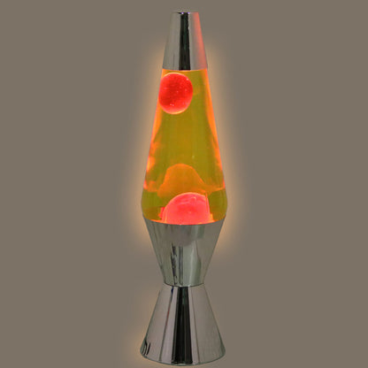 Lava Lamp Alexandra House Living Yellow Pink Metal 9 x 37 x 9 cm-4