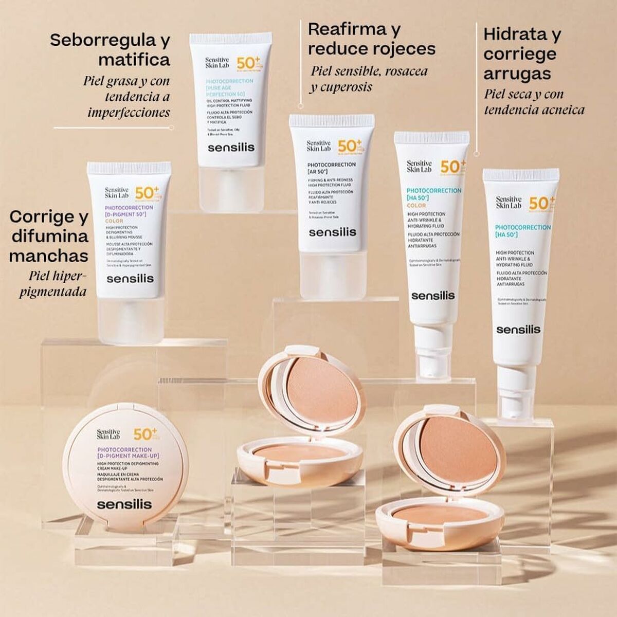 Sun Block Sensilis PHOTOCORRECTION [MAKE UP]-1