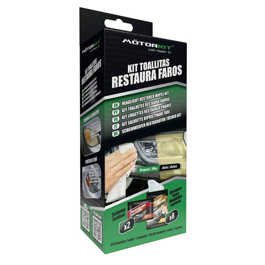 Headlight Restoration Wipes Motorkit MOT1004-10