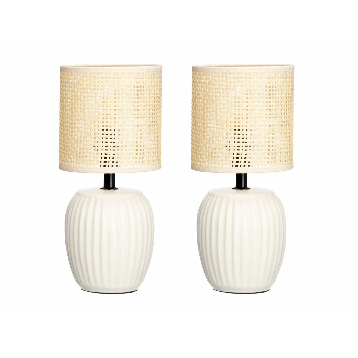 Desk lamp Gift Decor White 60 W 2 Units-0