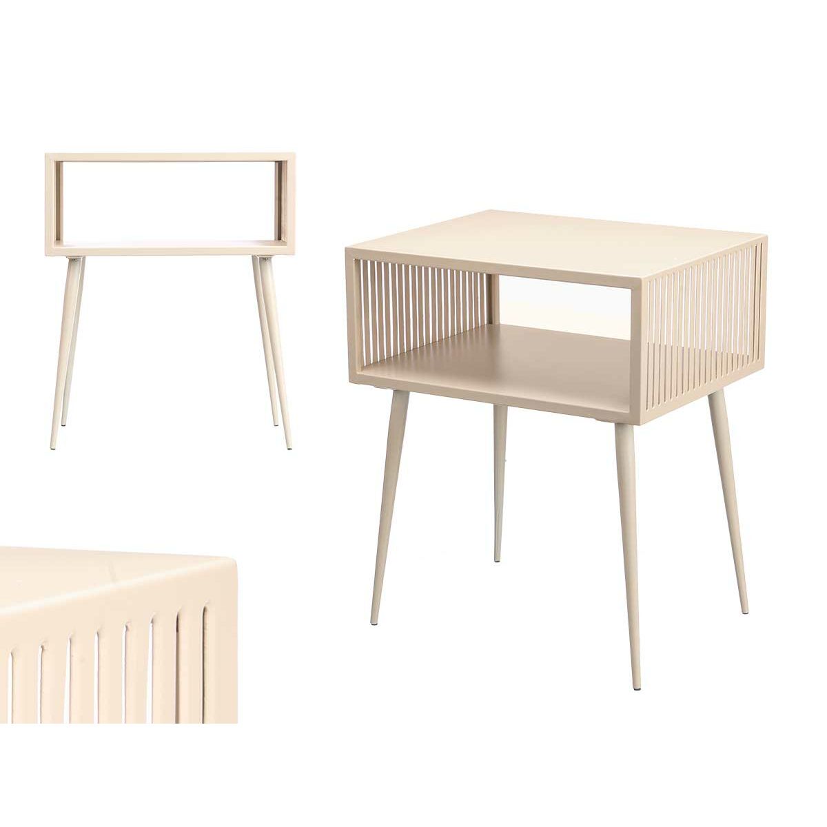 Side table Gift Decor Beige 46,5 x 19,2 x 36,2 cm-1