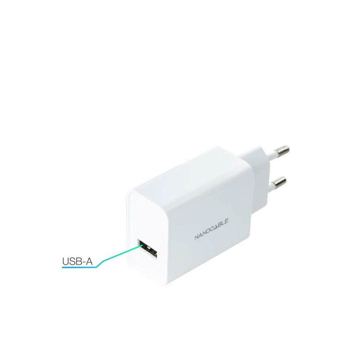 Wall Charger NANOCABLE 10.10.2003 White (1 Unit)-2