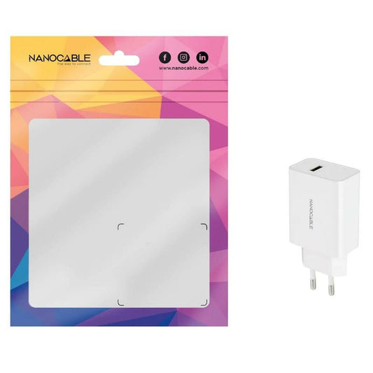 Wall Charger NANOCABLE 10.10.2003 White (1 Unit)-1