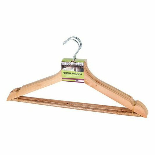 Hangers Confortime Wood 3 Pieces (24 Units)-1