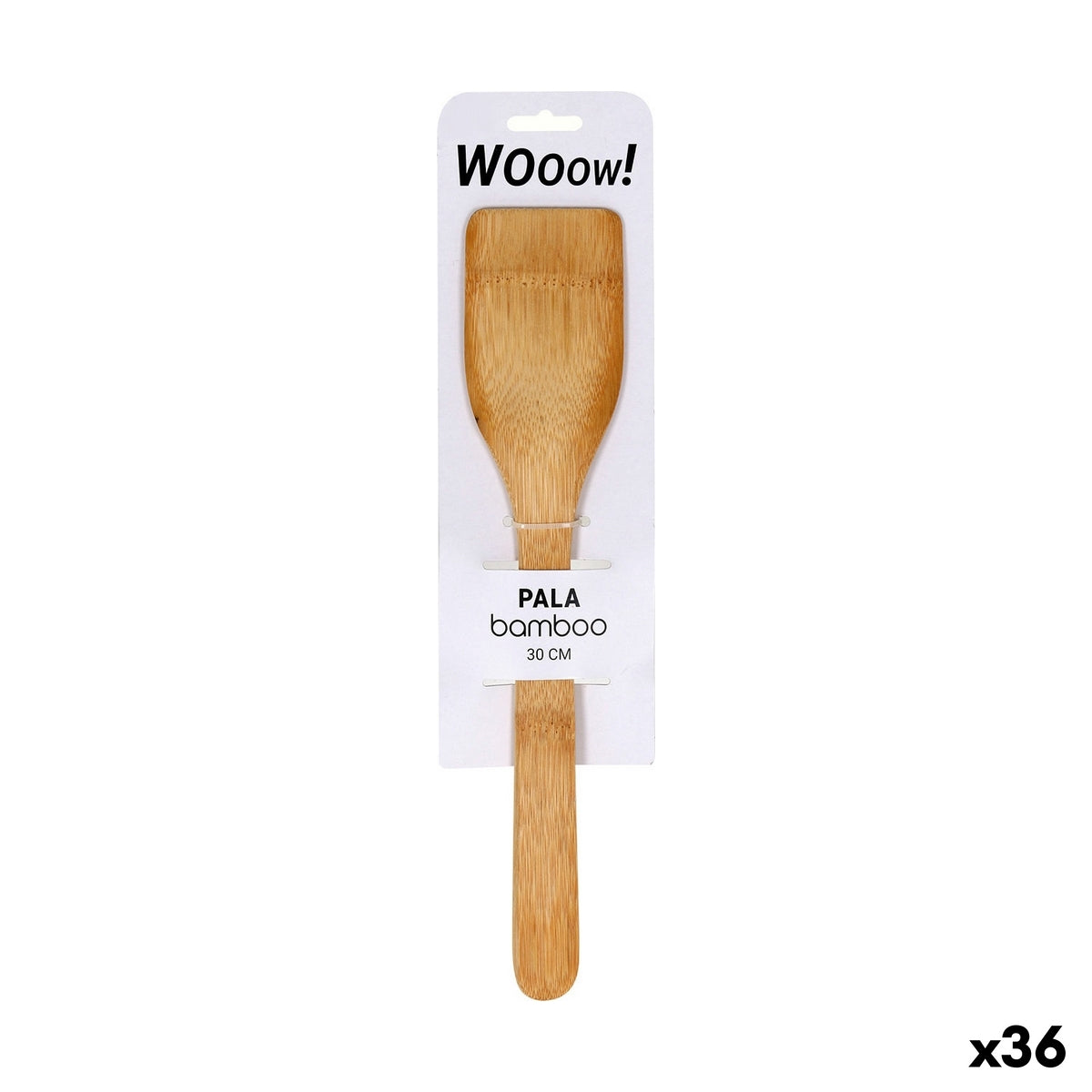 Kitchen Spatula Bamboo 30 x 6,2 x 0,8 cm (36 Units)-0