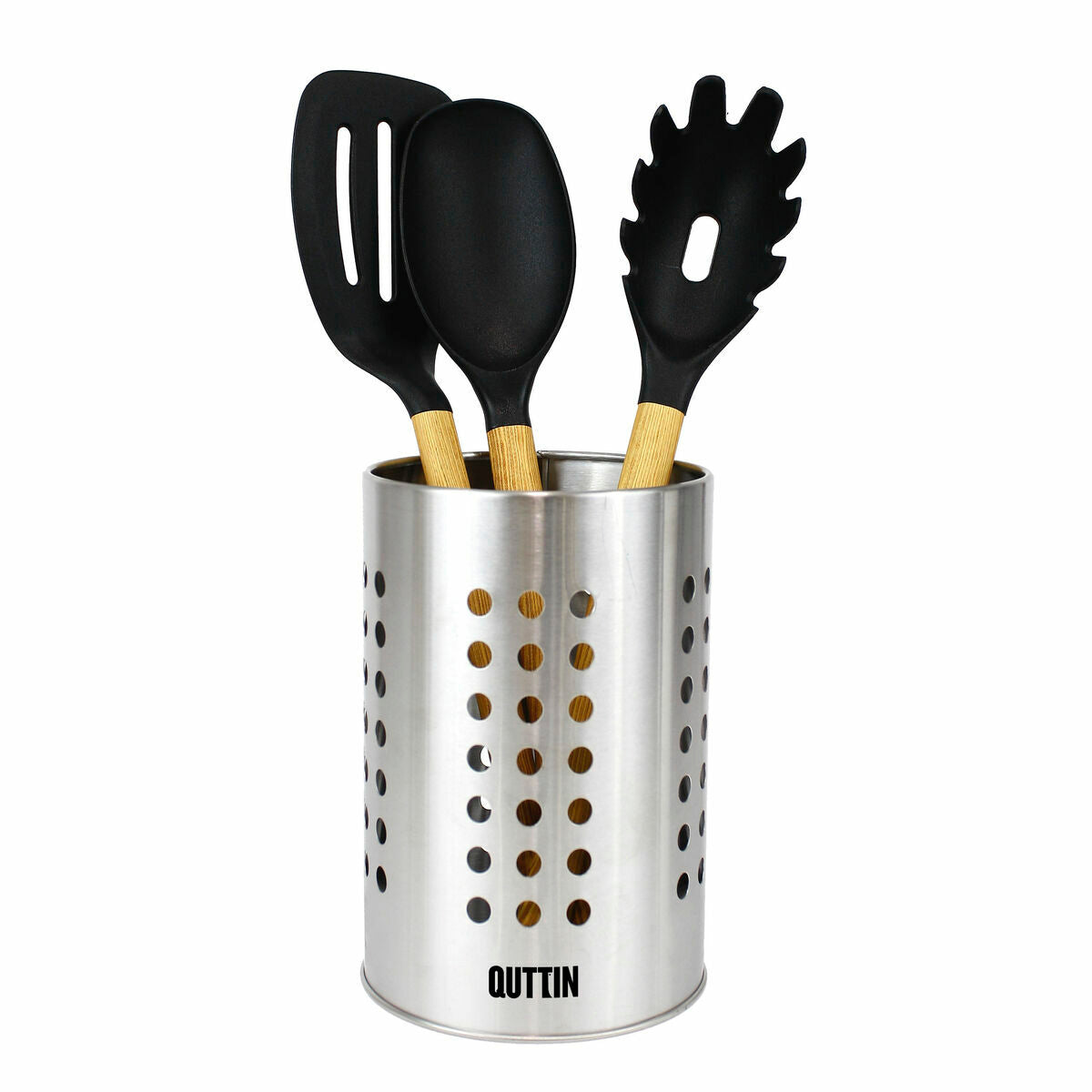 Pot for Kitchen Utensils Quttin 10 x 16,5 cm (12 Units)-1