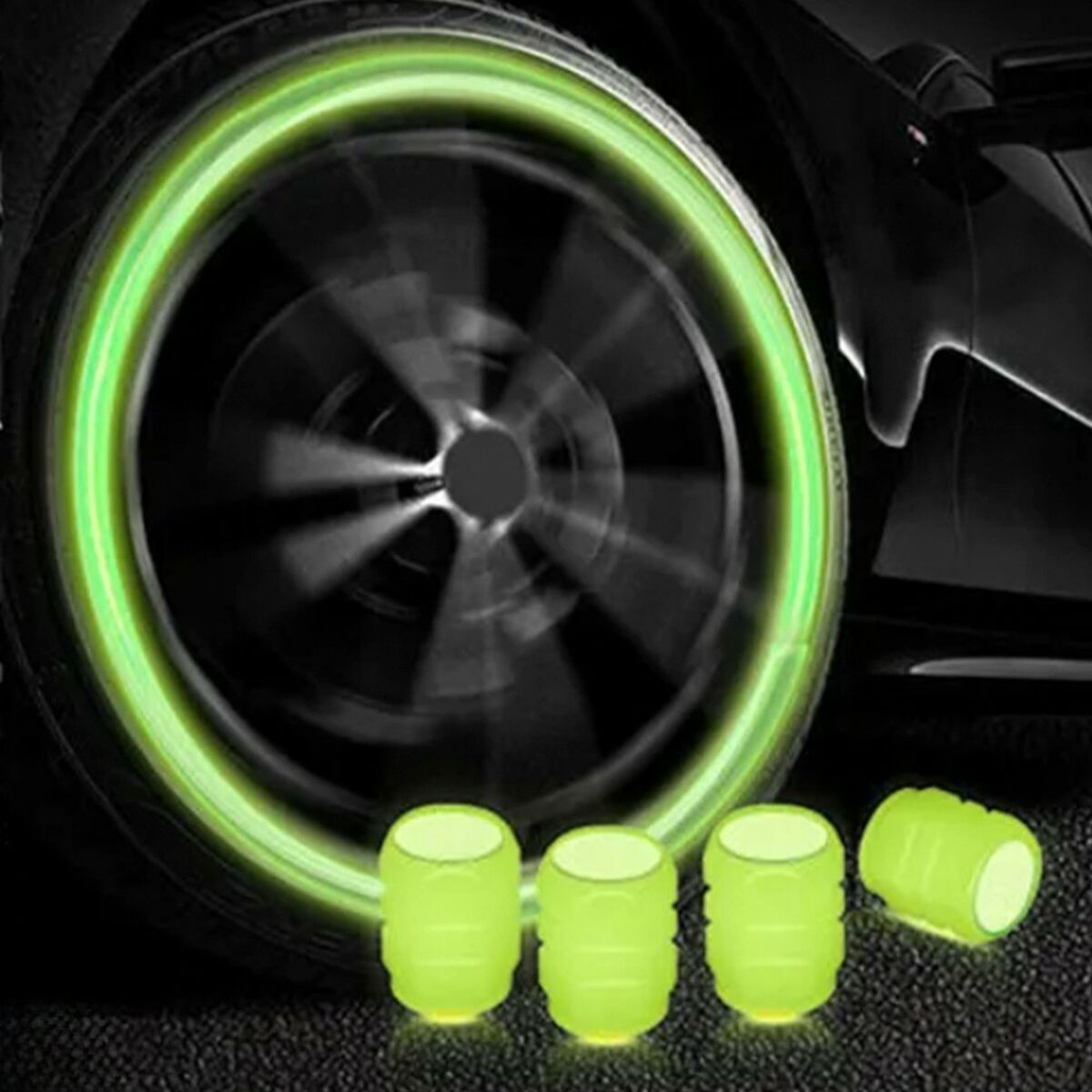 Set of Plugs and Sockets OCC Motorsport OCCLEV005 4 Units Fluorescent Yellow-1
