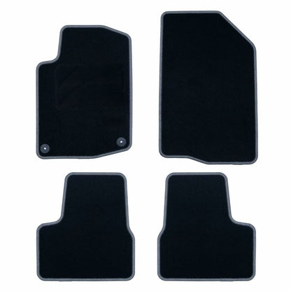 Car Floor Mat Set OCC Motorsport OCCPG0008GD Black Dark grey Peugeot 208 Velvet 5 Pieces-9