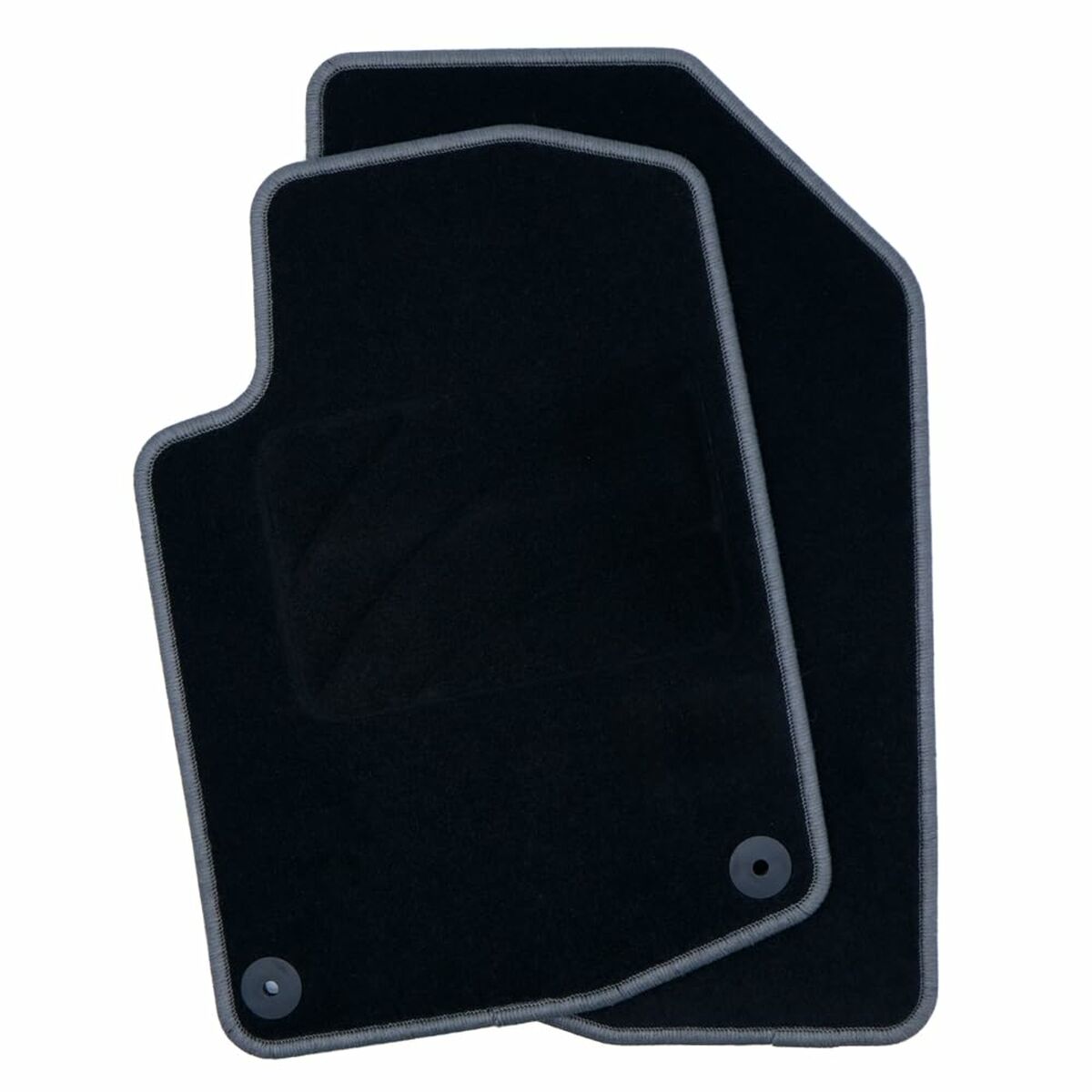 Car Floor Mat Set OCC Motorsport OCCPG0008GD Black Dark grey Peugeot 208 Velvet 5 Pieces-8