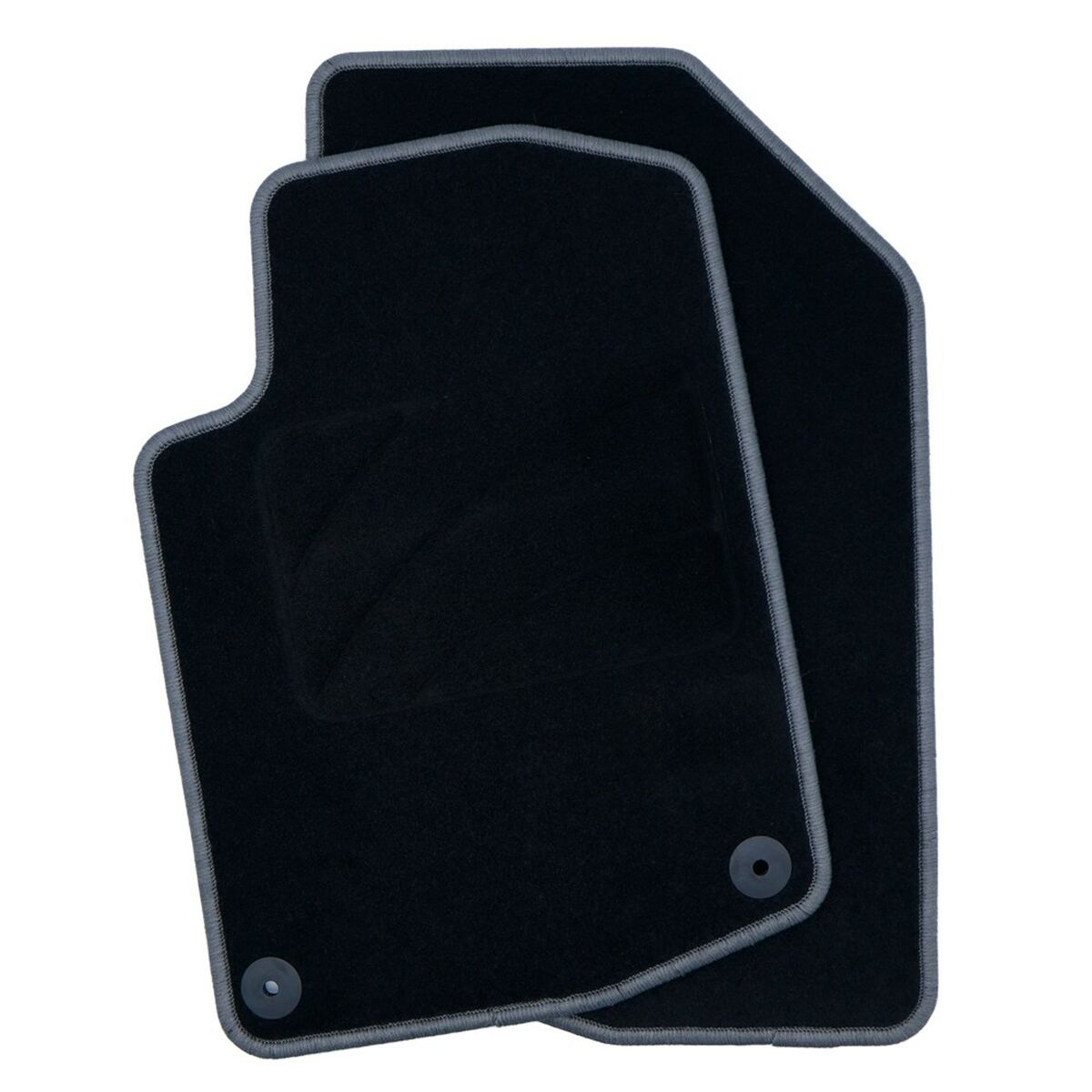Car Floor Mat Set OCC Motorsport OCCPG0008GD Black Dark grey Peugeot 208 Velvet 5 Pieces-4
