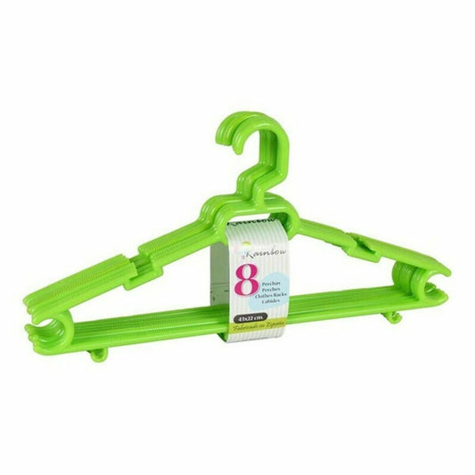 Hangers Rainbow Dem Rainbow Plastic 8 Pieces 43 x 22 x 6 cm (8 Units)-1