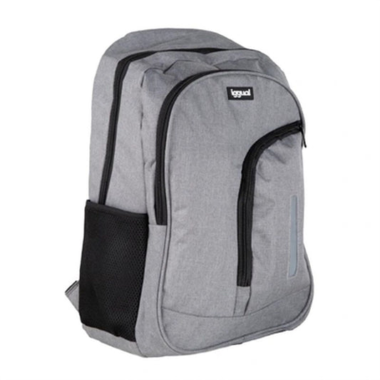 Laptop Backpack iggual Daily Use Grey 15.6"-0