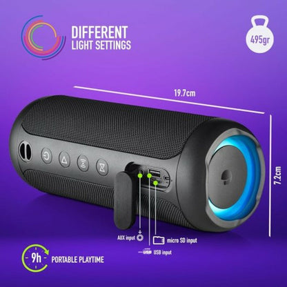 Portable Bluetooth Speakers NGS ROLLERFURIA2BLACK-2