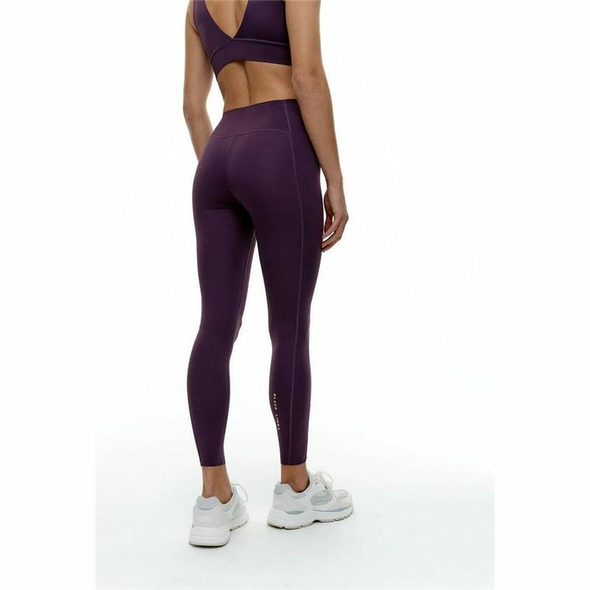 Sport leggings for Women Black Limba Curve Line-5
