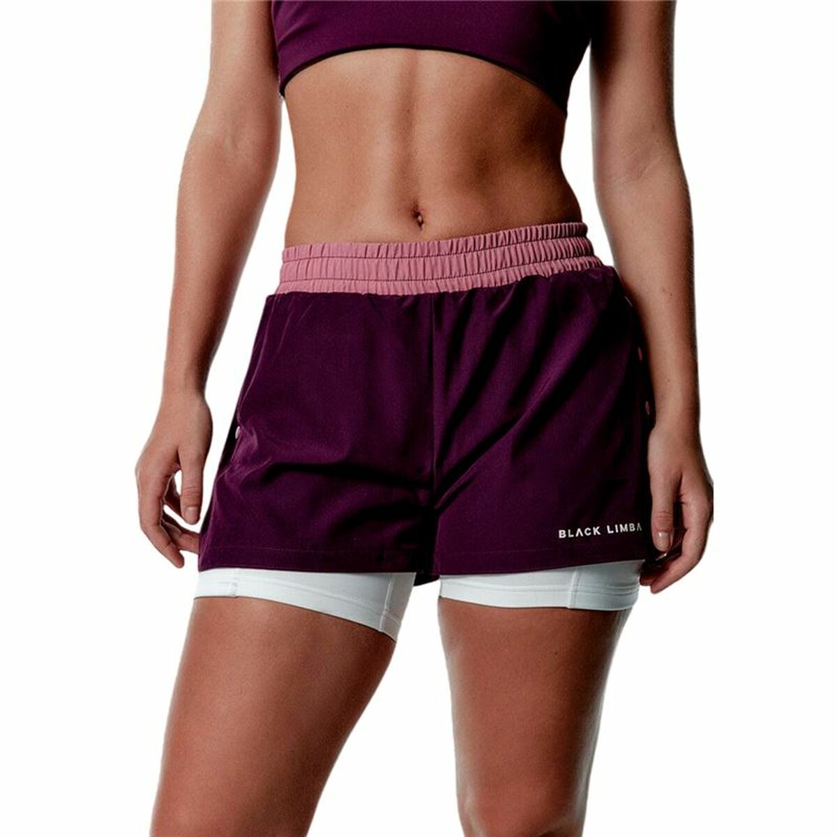 Sports Shorts for Women Black Limba Courtpulse-0