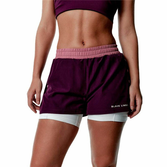 Sports Shorts for Women Black Limba Courtpulse-0