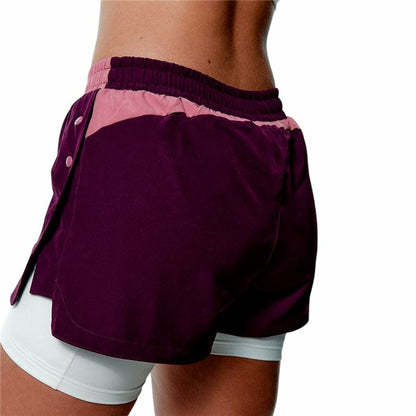 Sports Shorts for Women Black Limba Courtpulse-4