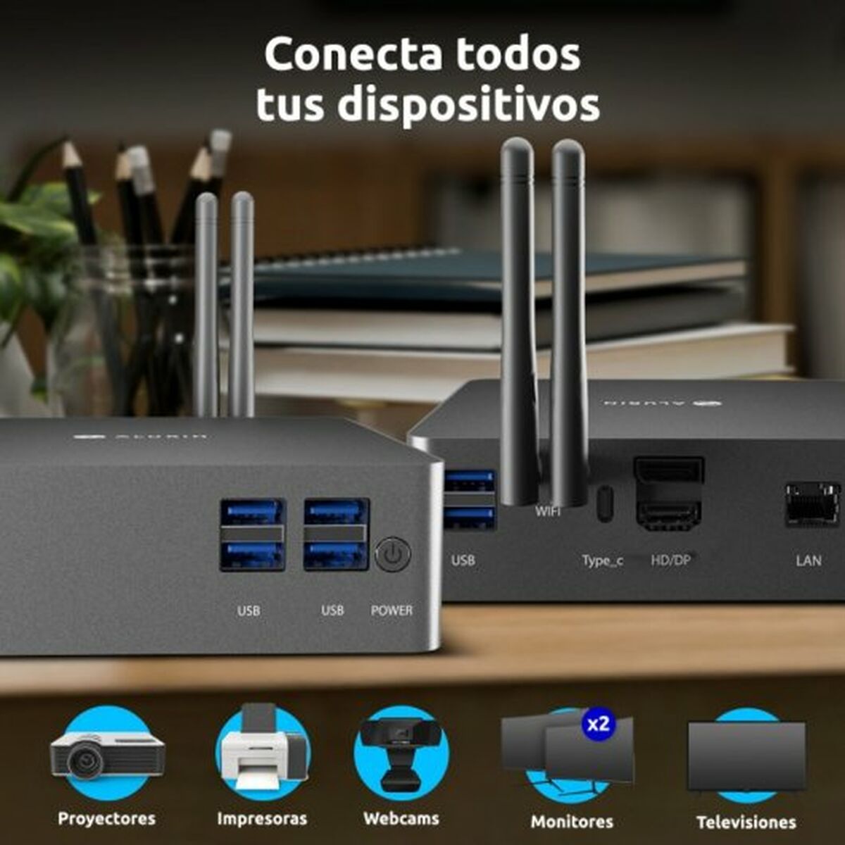 Mini PC Alurin Intel Celeron N4500-5