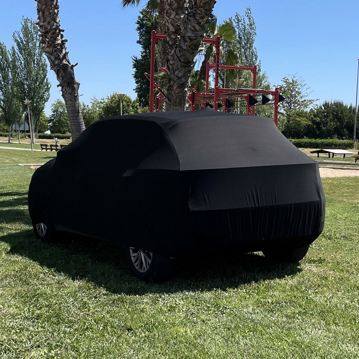 Car Cover OMP OMPS18040913 L/XL Black Inside-2