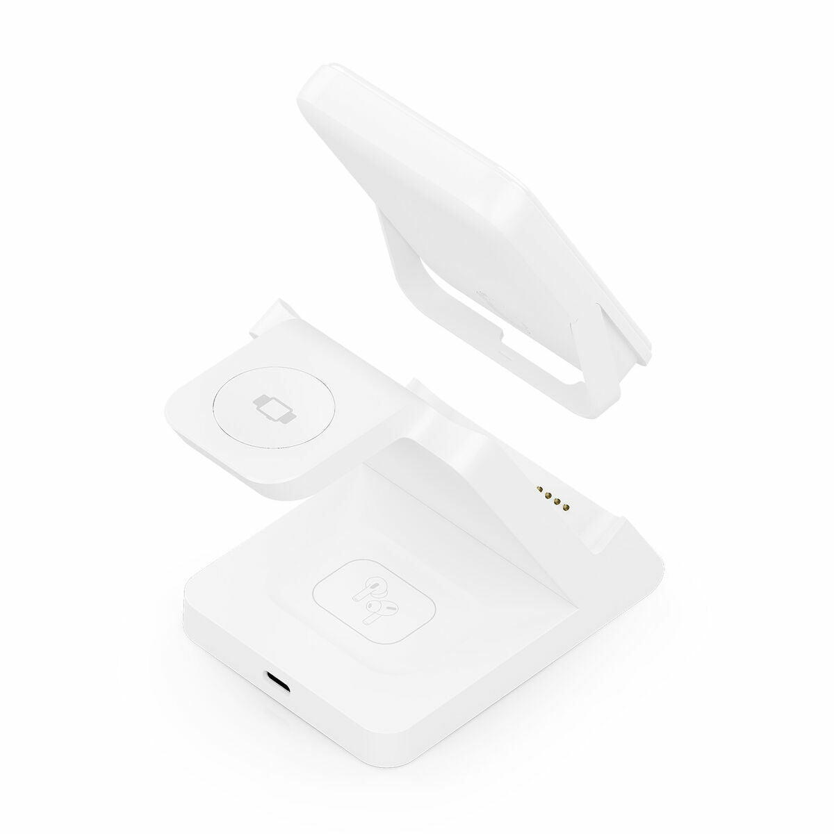 Cordless Charger Aisens ASCH-15W4WC063-W White 15 W-5