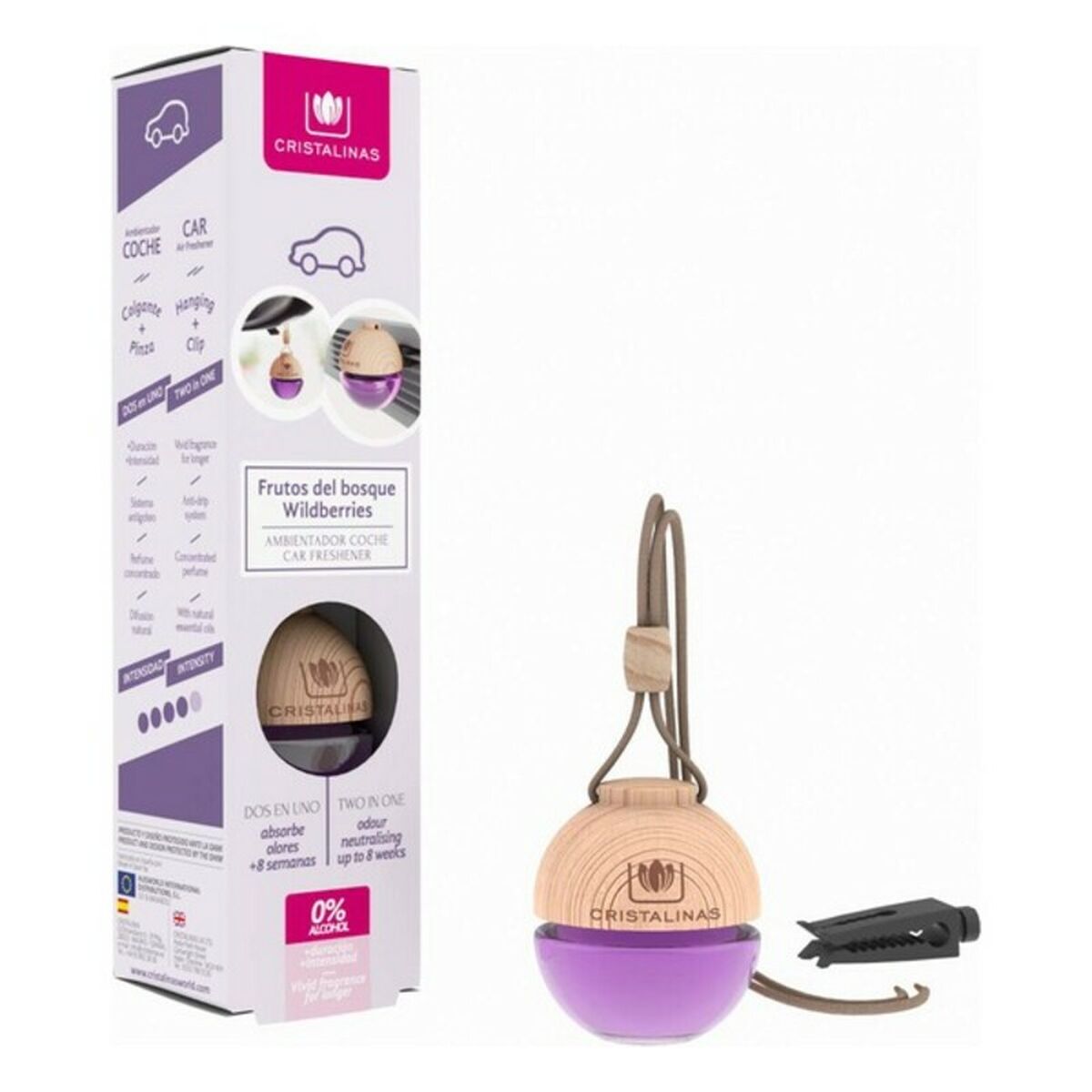 Car Air Freshener Cristalinas Woodland fruits (6 ml)-0