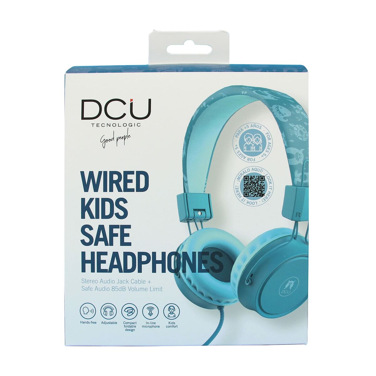 Headphones DCU SAFE Blue-1