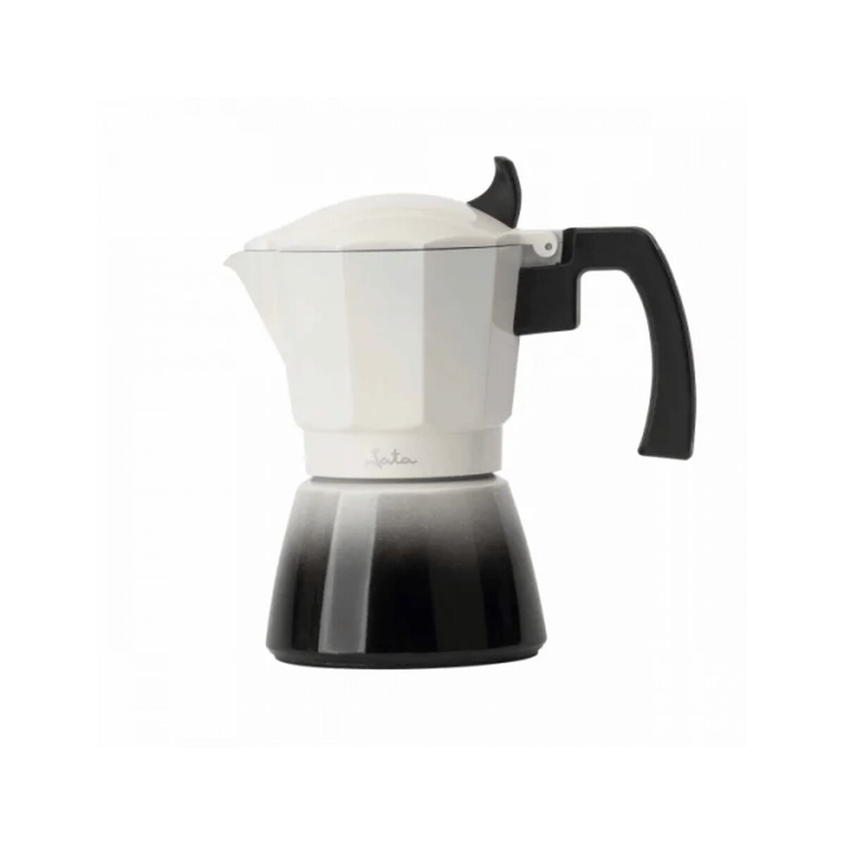 Italian Coffee Pot JATA HCAF2403 Cream Aluminium 3 Cups-1