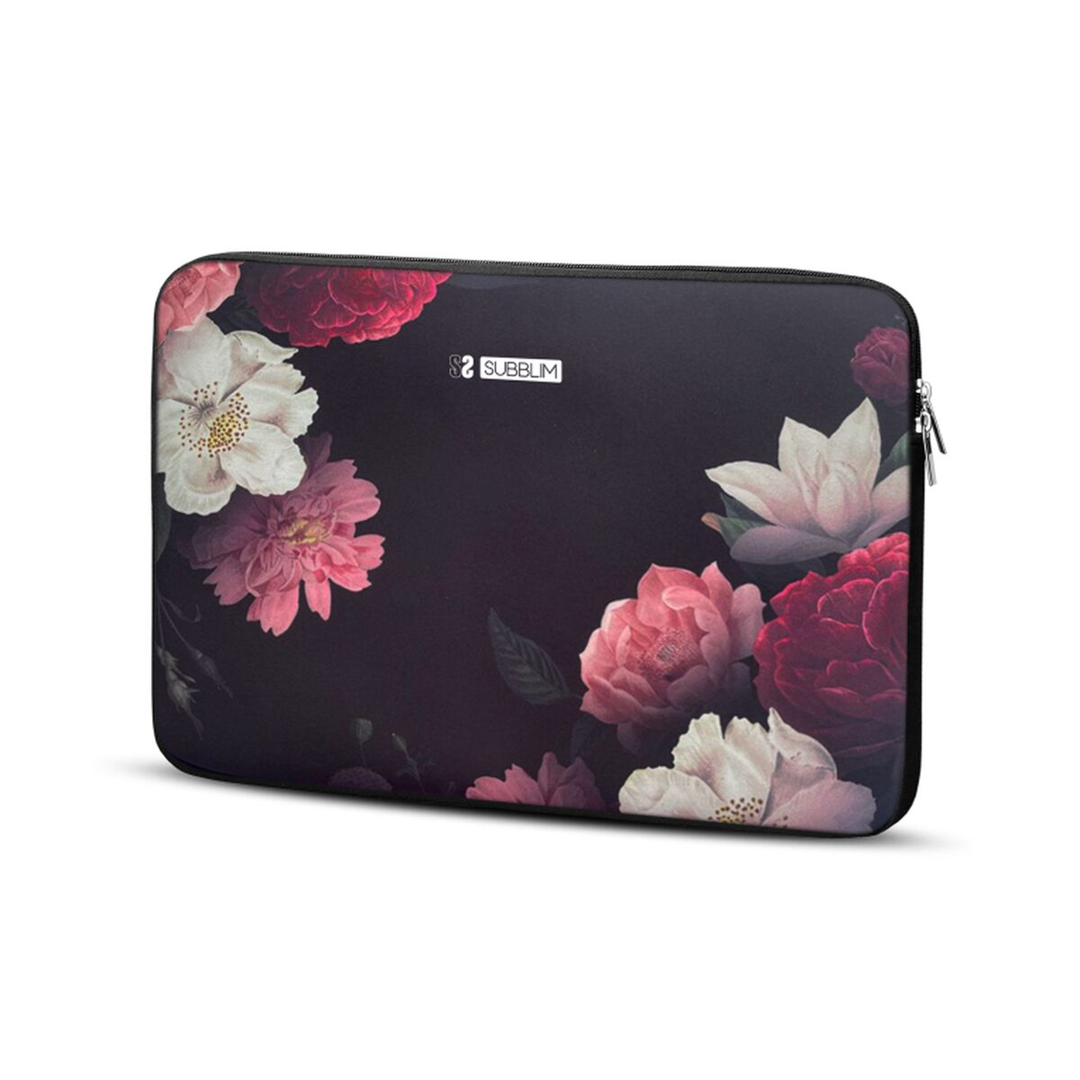 Laptop Cover Subblim Flowers Multicolour-0