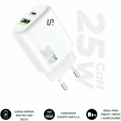 Car Charger Subblim SUBCHG-6G2510 White-2