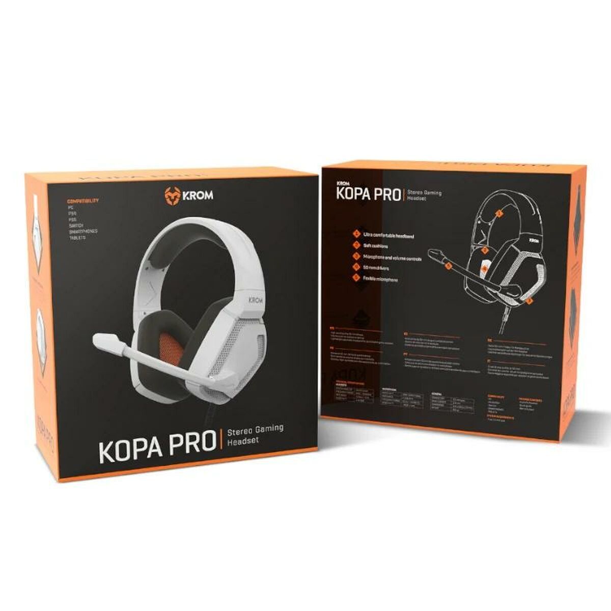 Headphones with Microphone Krom NXKROMKOPAPROWH-7