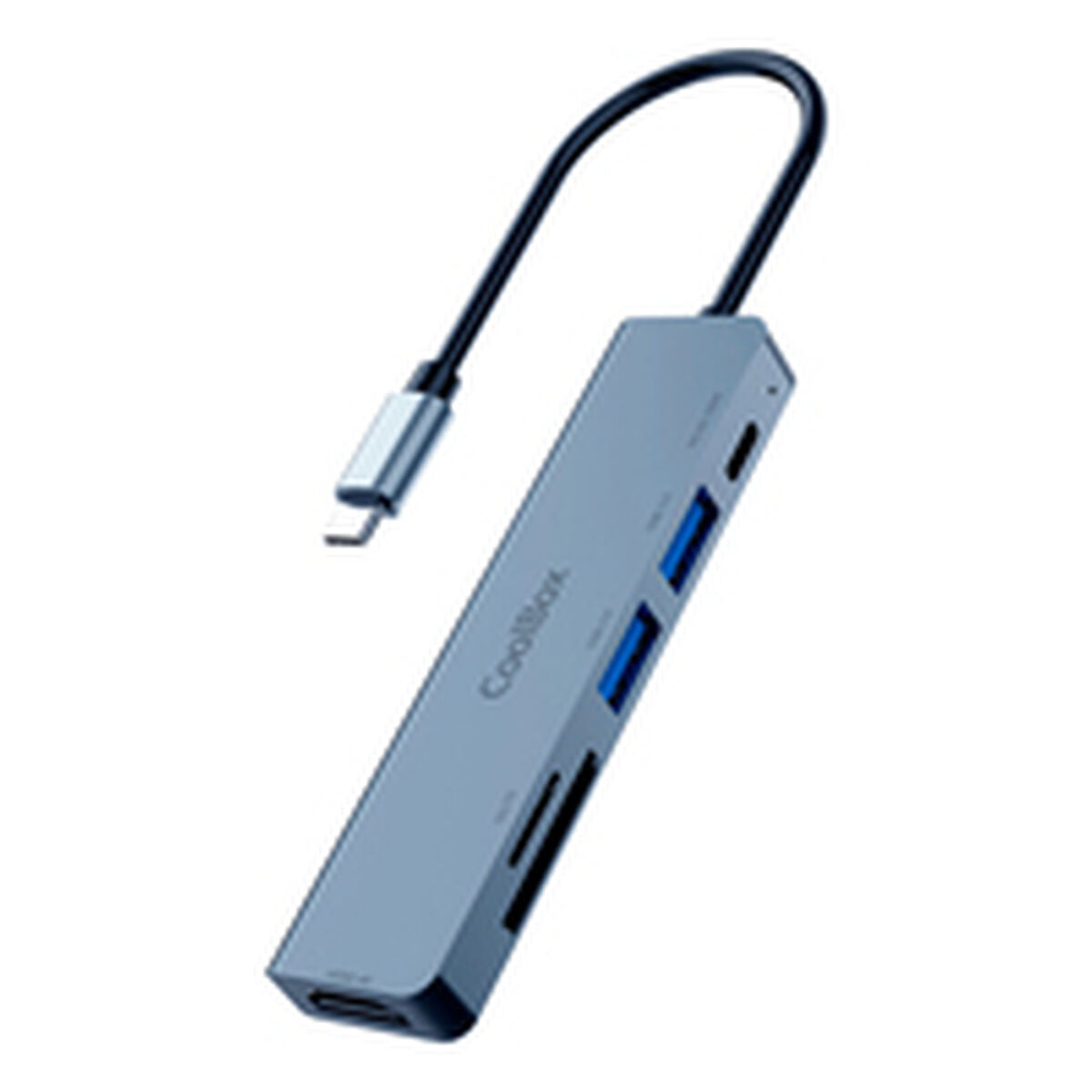 USB Hub CoolBox COO-DOCK-C-61 100 W-2