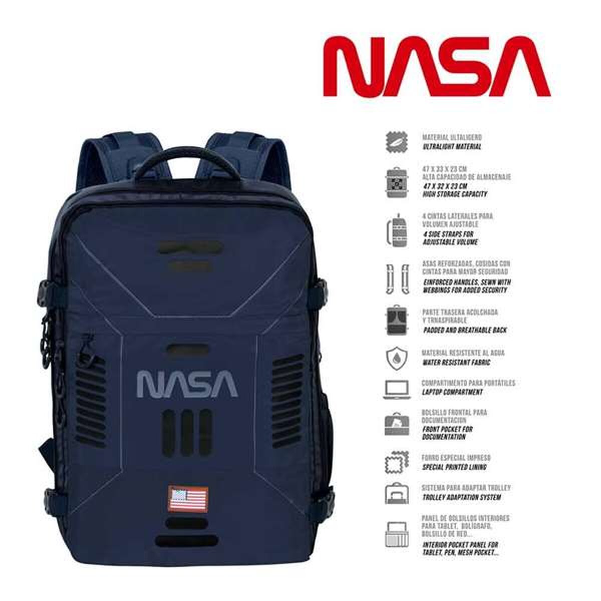Multipurpose Backpack NASA Cabin-4