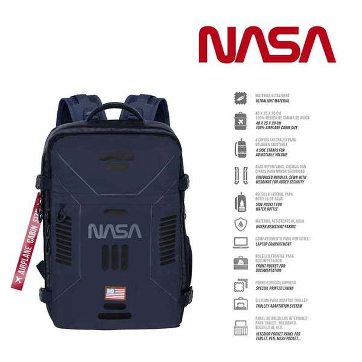 Multipurpose Backpack NASA Cabin-9
